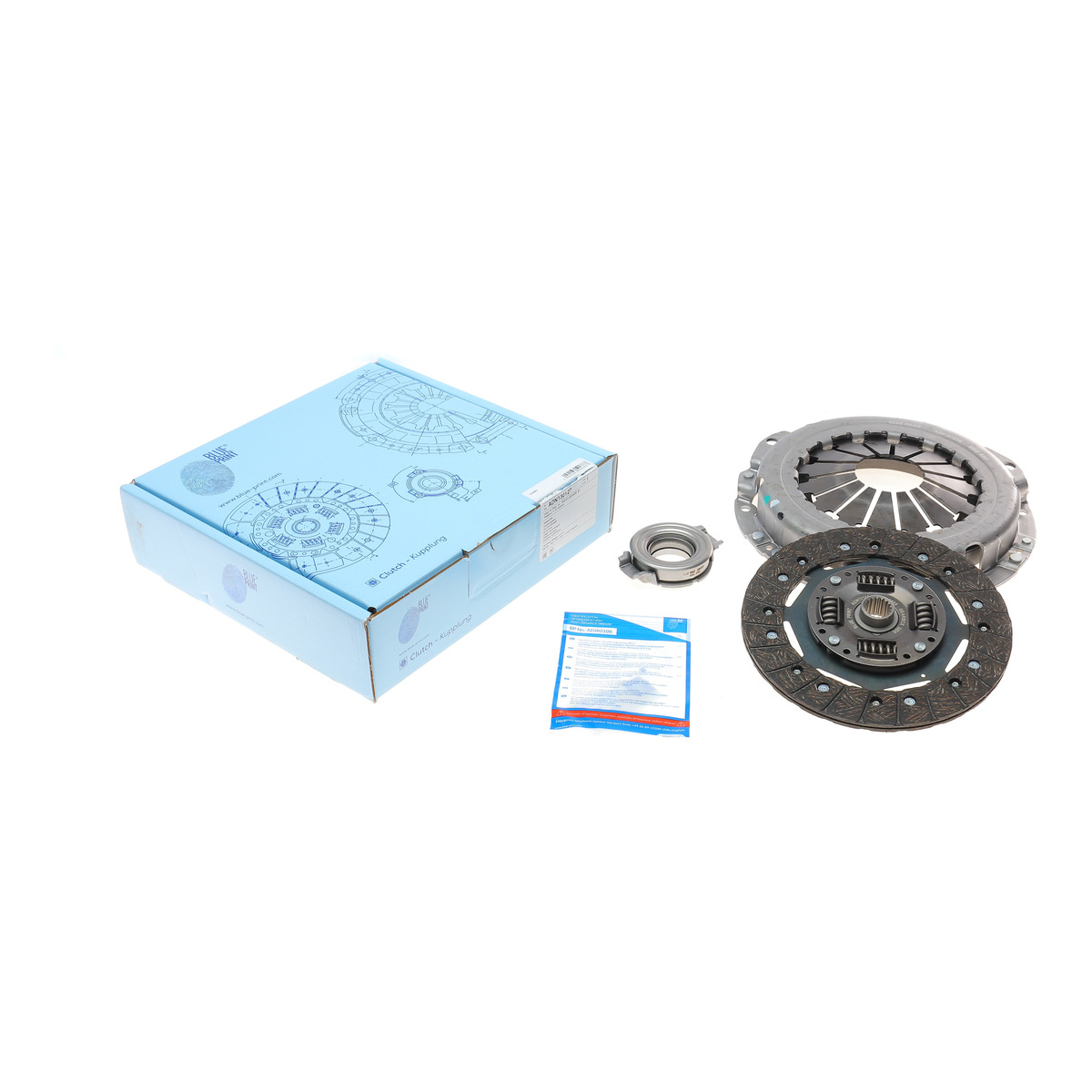 Комплект зчеплення Nissan Almera/Primera/Sunny II 1.5-2.0 16V 90-08 (+вижимний) (d=200mm) Blue Print