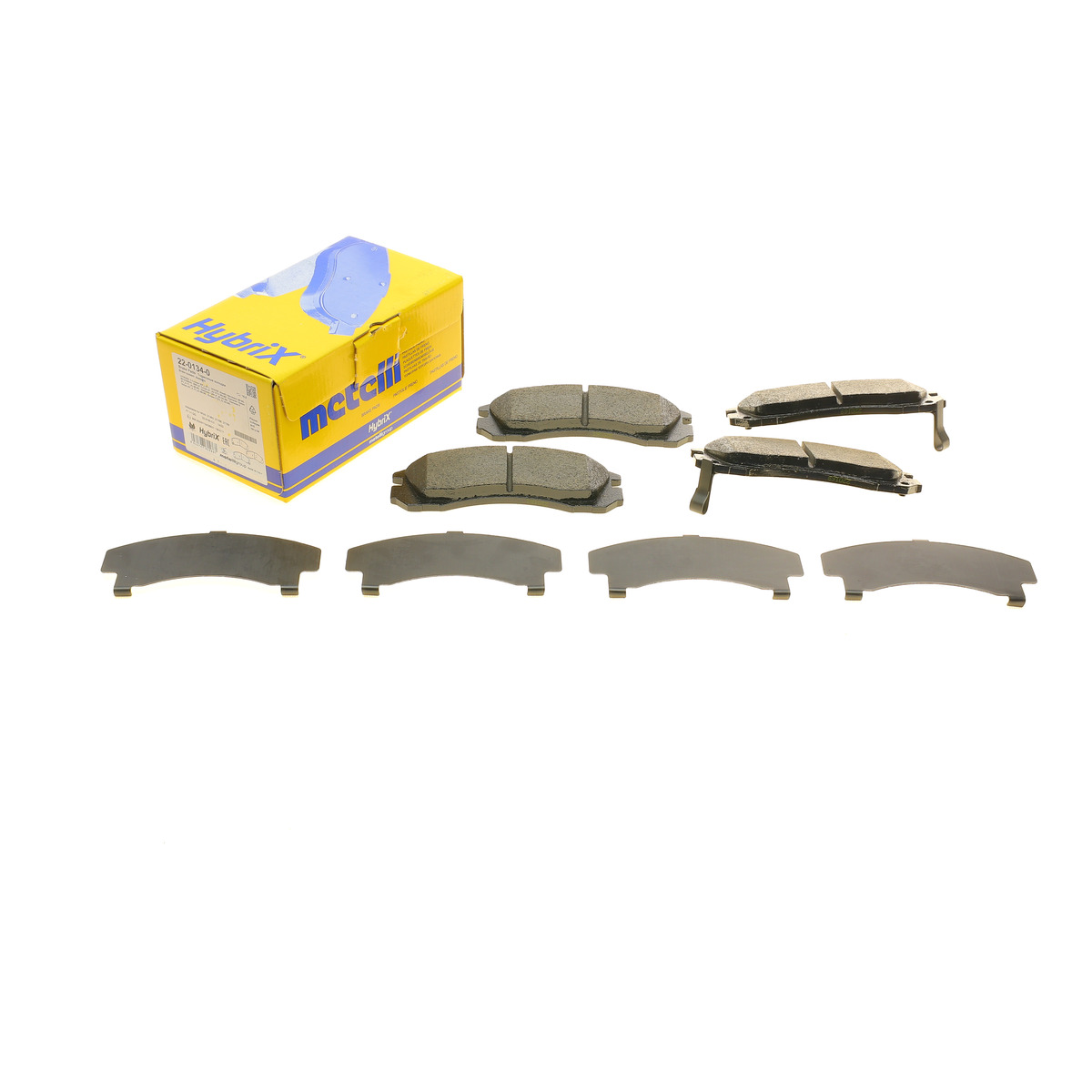 Колодки гальмівні (передні) Citroen C-Crosser 07-/Mitsubishi Outlander/Pajero 98-/Lancer/L400 94-03 Metelli