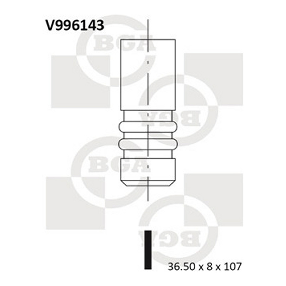 Клапан впуск. Connect 1.8 TDCi 02-