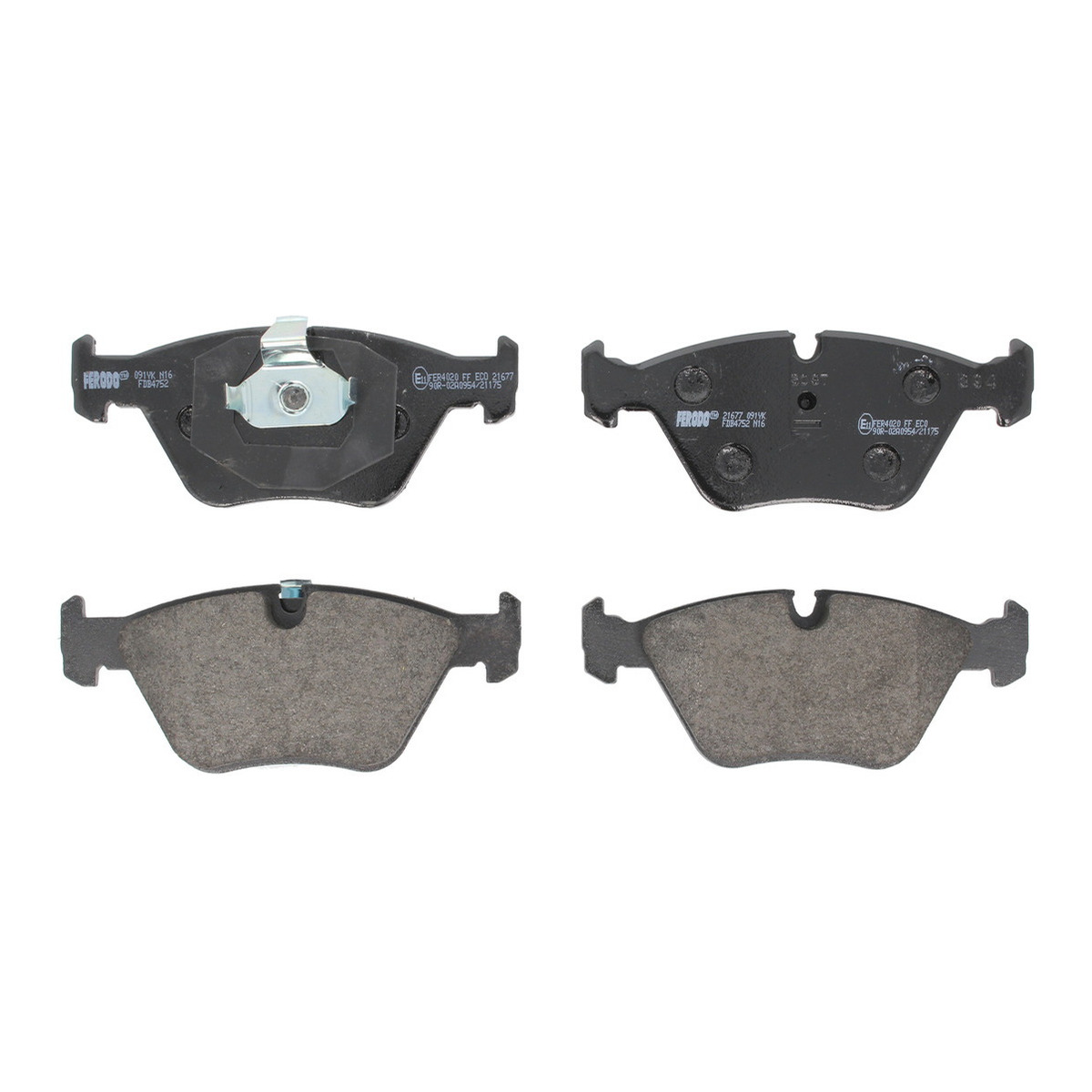 Комплект гальмівних колодок передн , BMW 3 (E46), 5 (E34), 7 (E32), X3 (E83), Z4 (E85), Z4 (E86), MG ZT, ZT- T 2.0-4.6 03.85-12.11