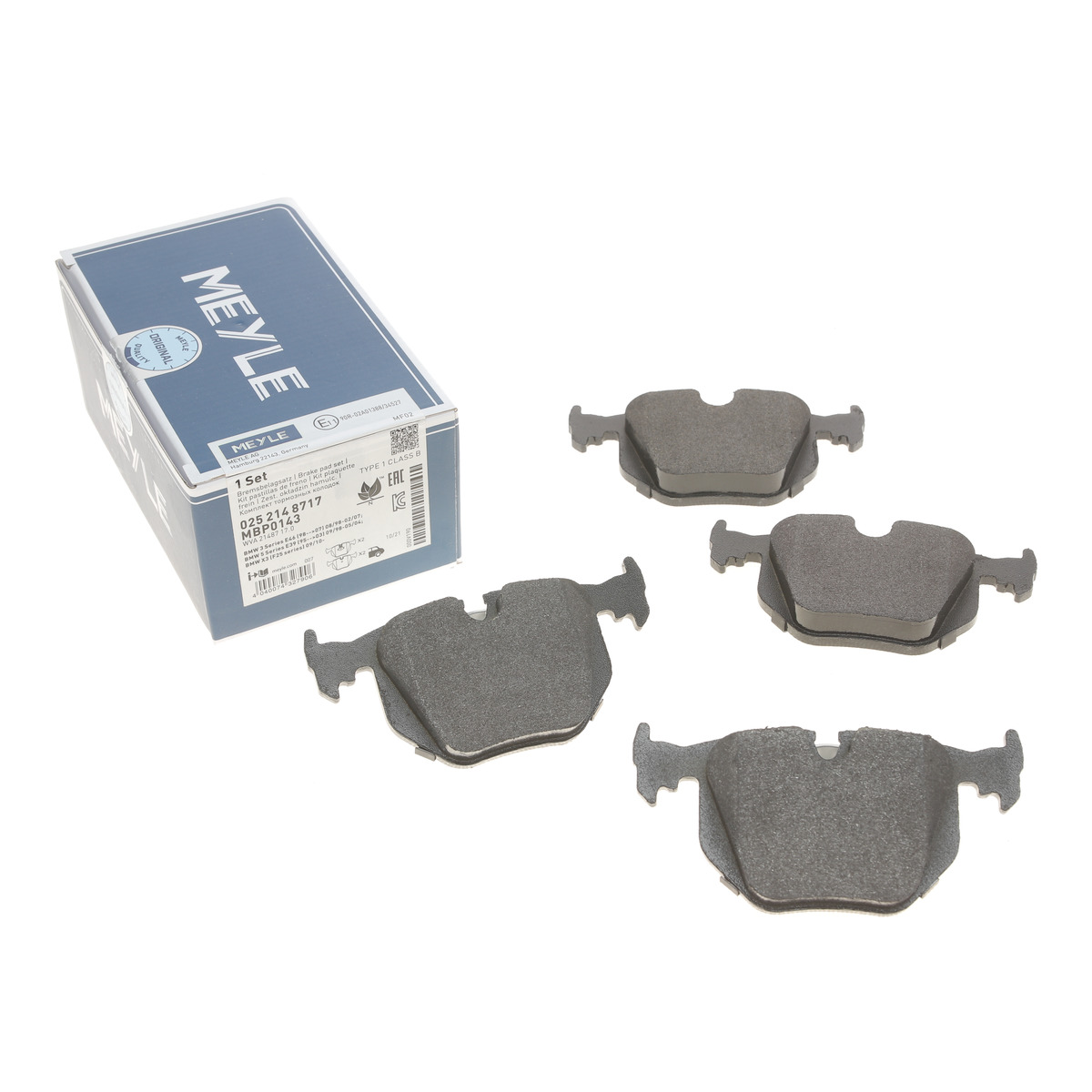 Колодки тормозные (задние) BMW 3 (E46)/5 (E39)/7 (E38)/X3 (E83)/X5 (E53) 94-
