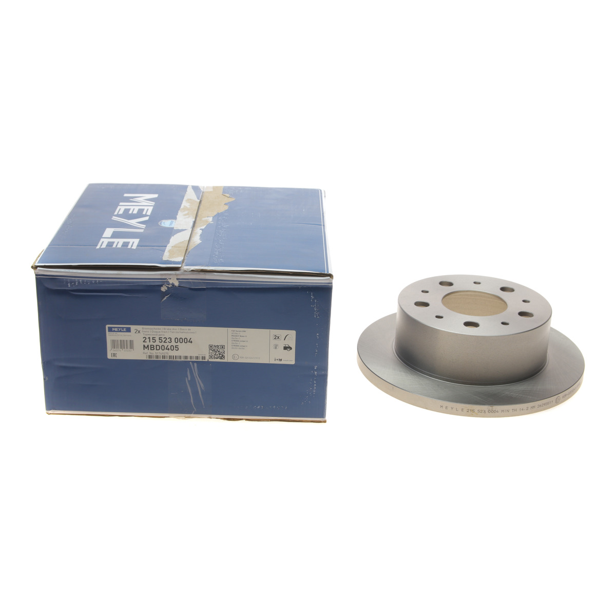 Диск гальмівний (задній) Citroen Jumper/Fiat Ducato/Peugeot Boxer 06- (280x16) Meyle