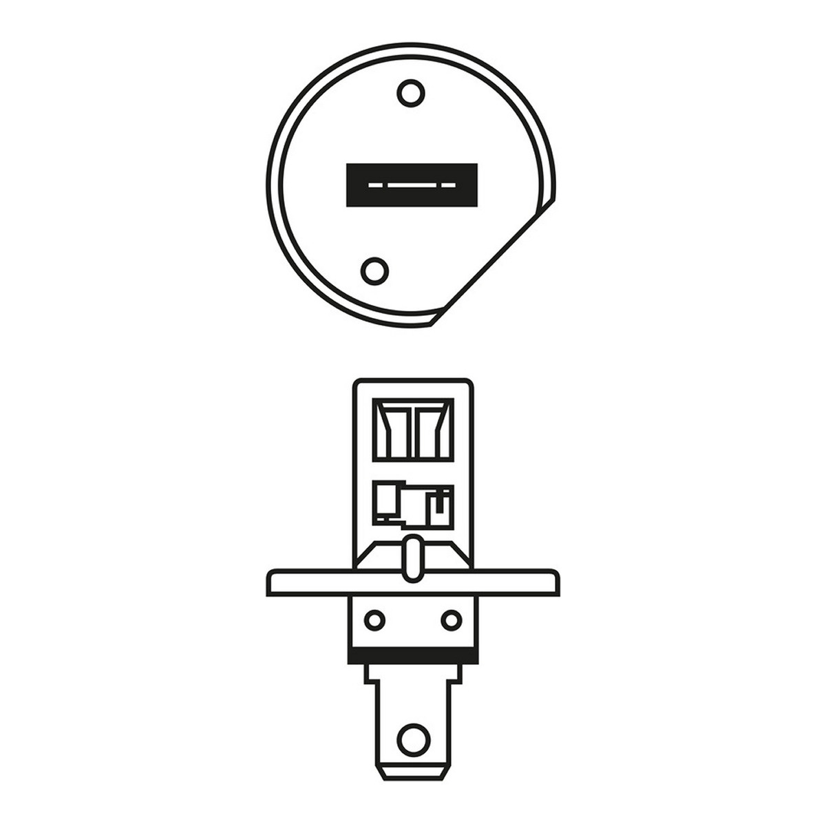 Автолампа H1 12V 55W P14.5s Standard (ECO) Bosch