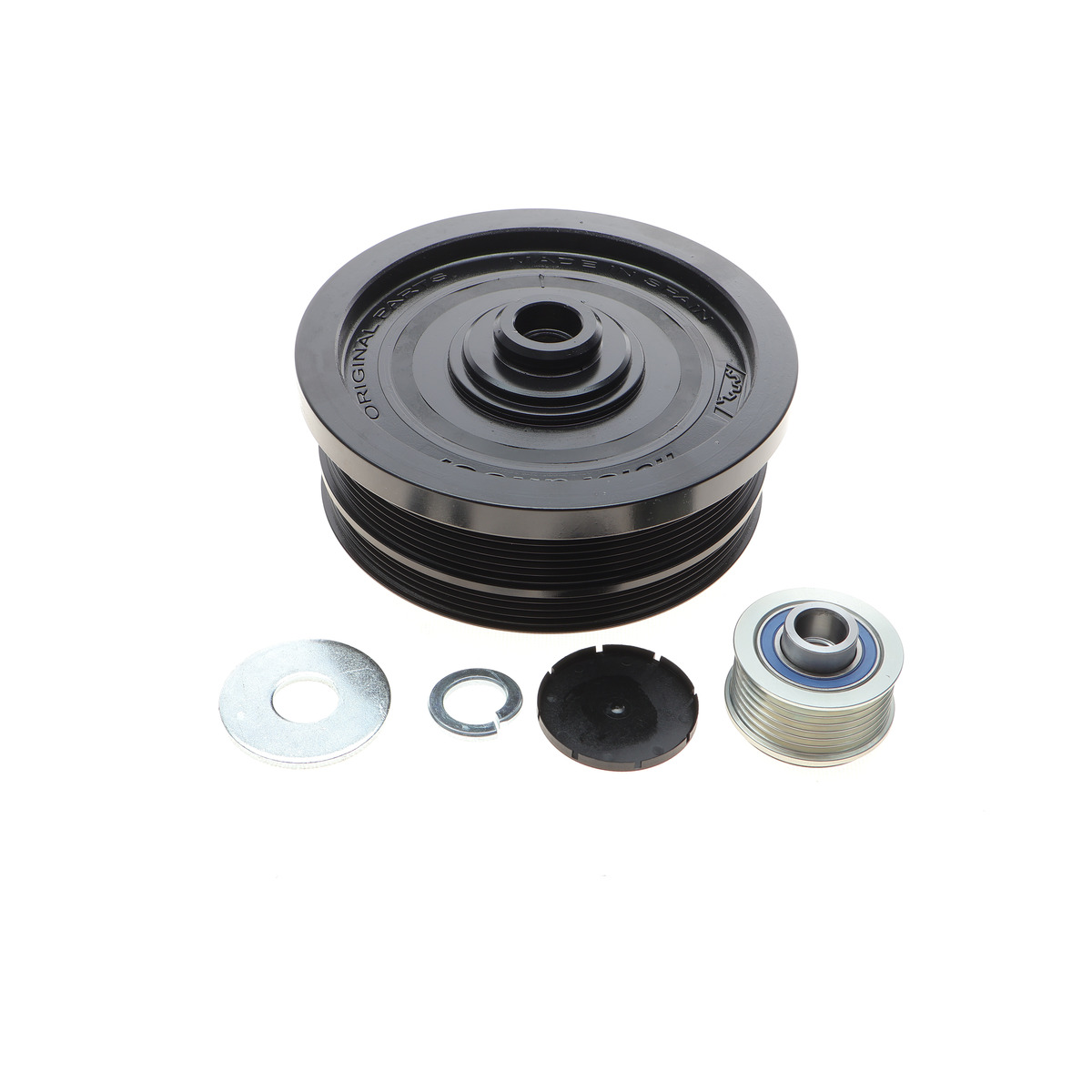 Шків колінвалу + шків генератора BMW 1/3/5/X3 2.0D 02- (4PK+6PK)