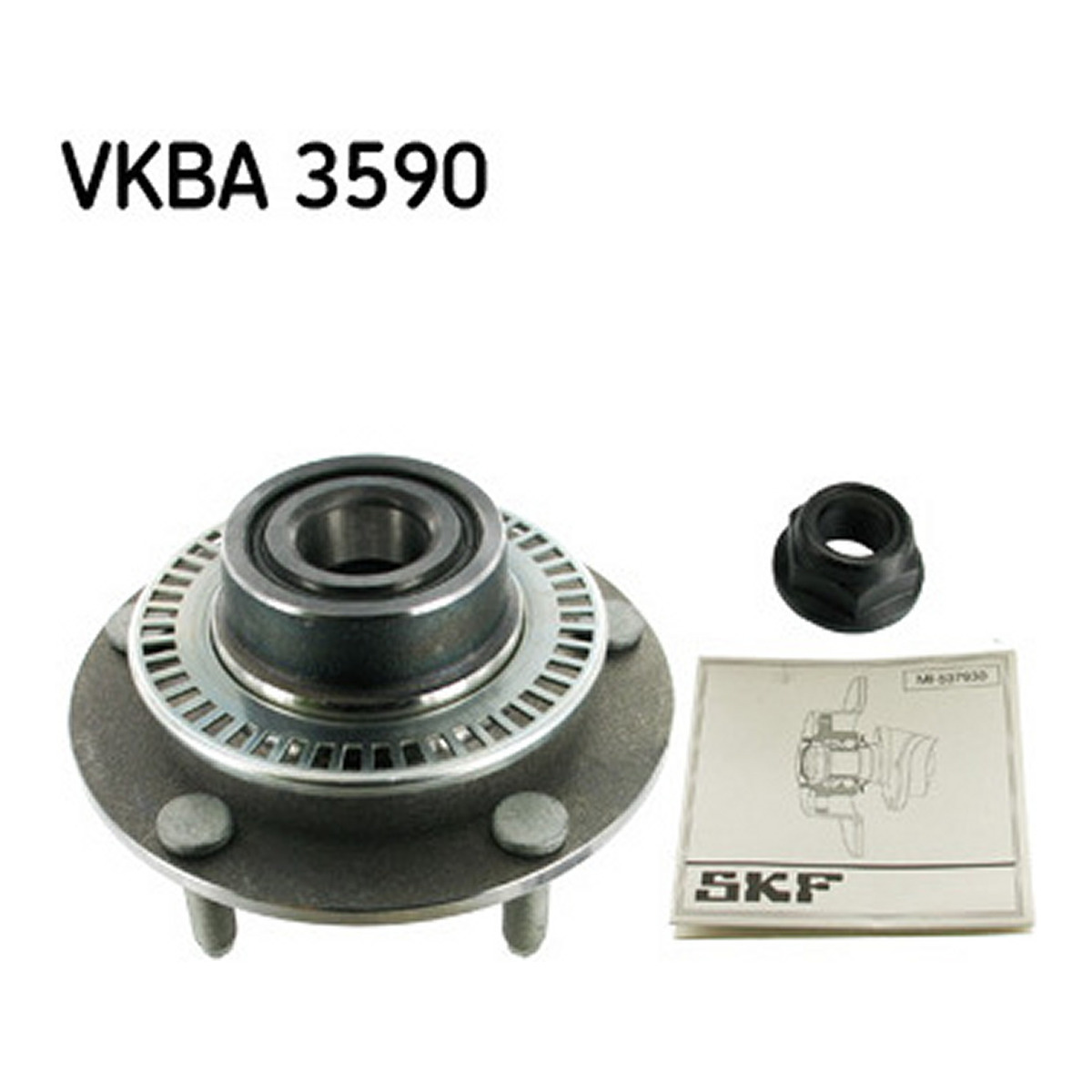 Комплект підшипника колеса задн (з кільцем ABS) FORD TRANSIT 2.0D-2.4D 01.00-05.06