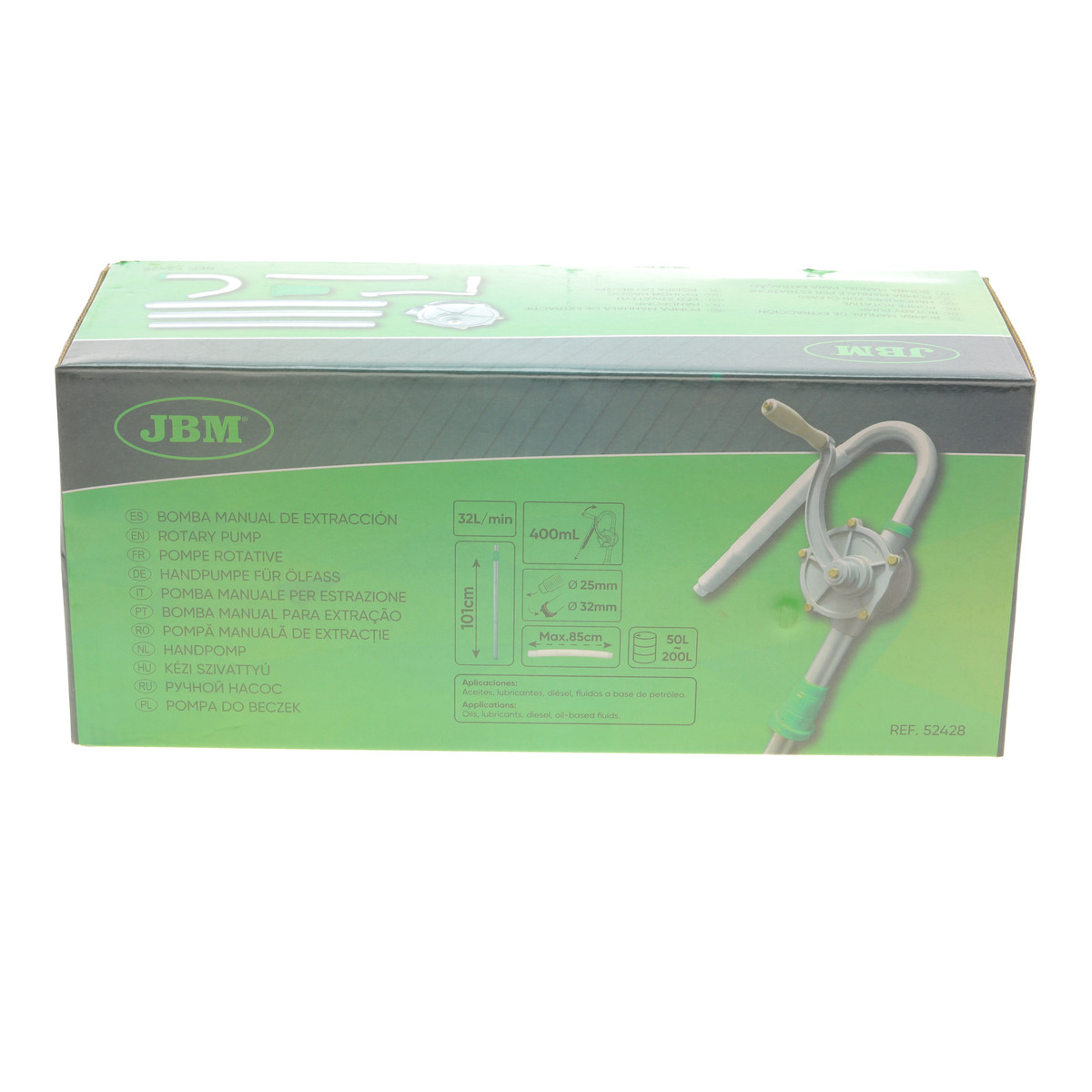 Насос для бочок з оливою 50-200L (ручний) h=101cm JBM
