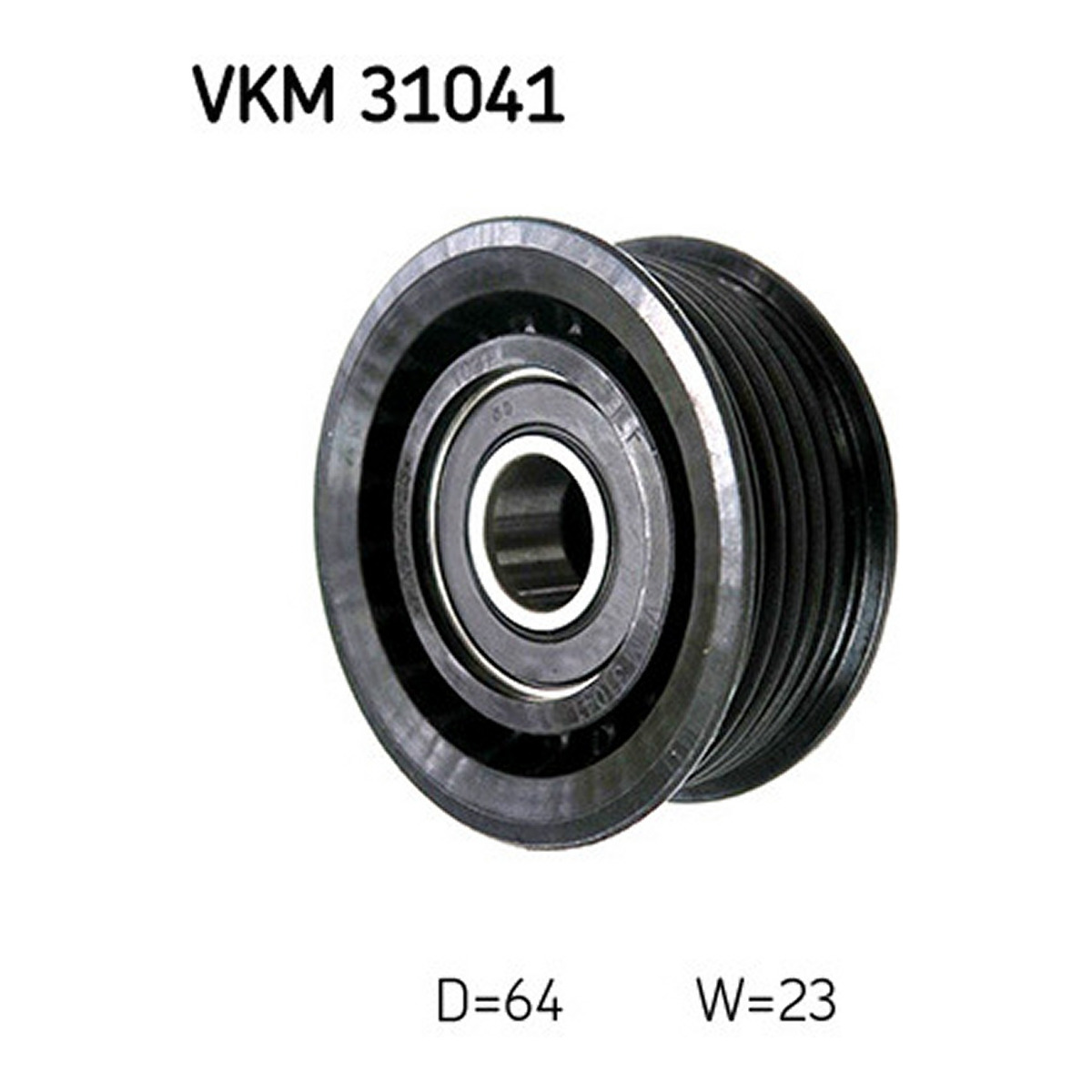 Ролик генератора MB Sprinter/Vito (W368) 00- (поліклиновий) (паразитний) (64х23) SKF