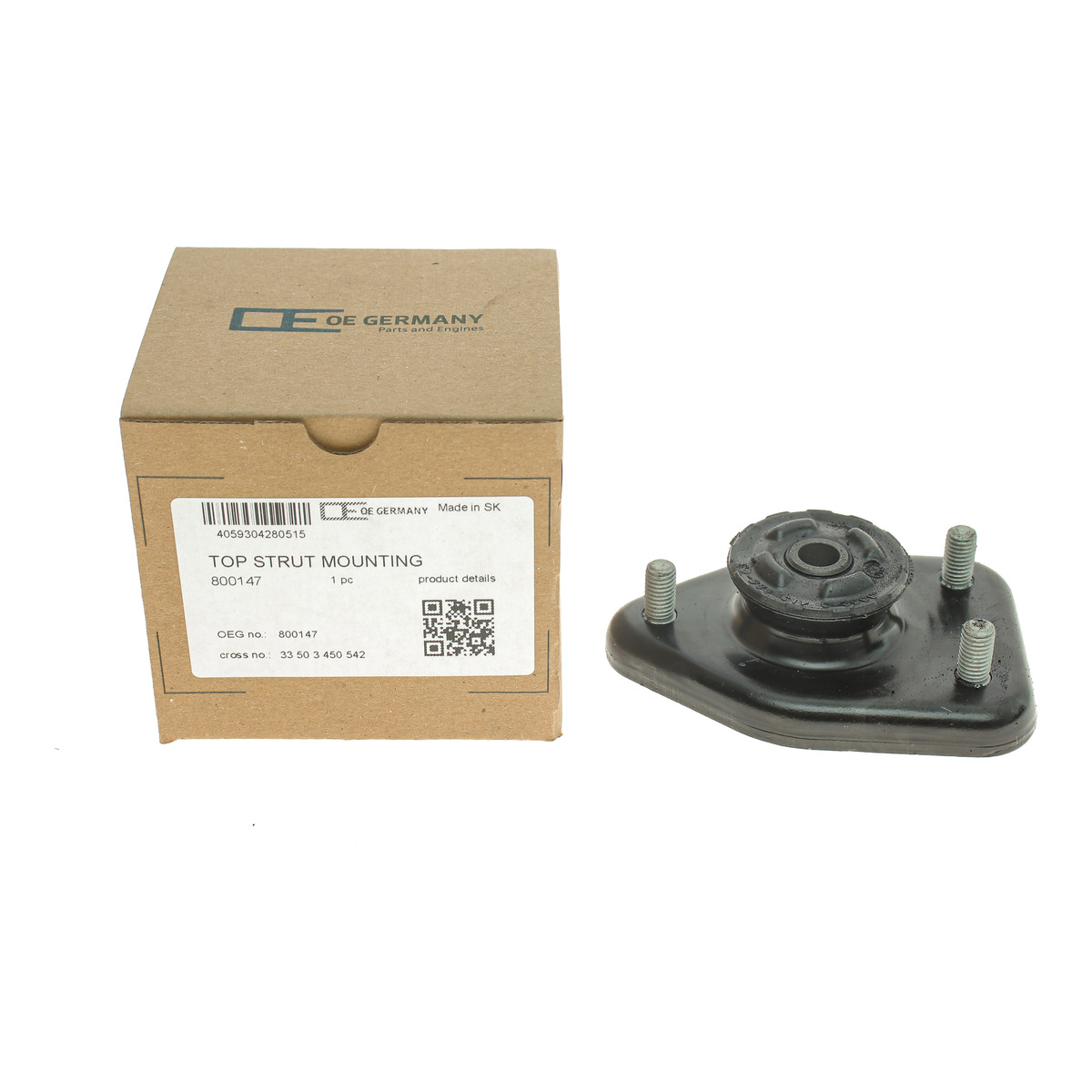 Подушка амортизатора (заднього) BMW X3 (E83) 2.0-3.0i/2.0d 03-11 M47/M57/N46/N47/N52 OE Germany