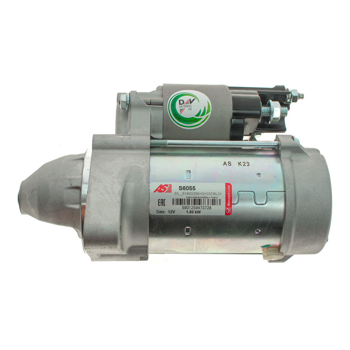 Стартер MB Sprinter (W906/W907)/Vito (W639) 03- OM651 (12V/1.8kw) (z=12)