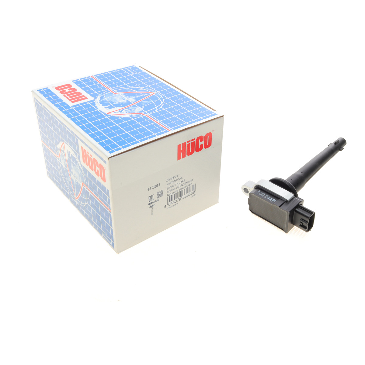 Котушка запалювання Renault Laguna III/Nissan Qashqai 1.6-2.0 07- (HÜCO) Hitachi