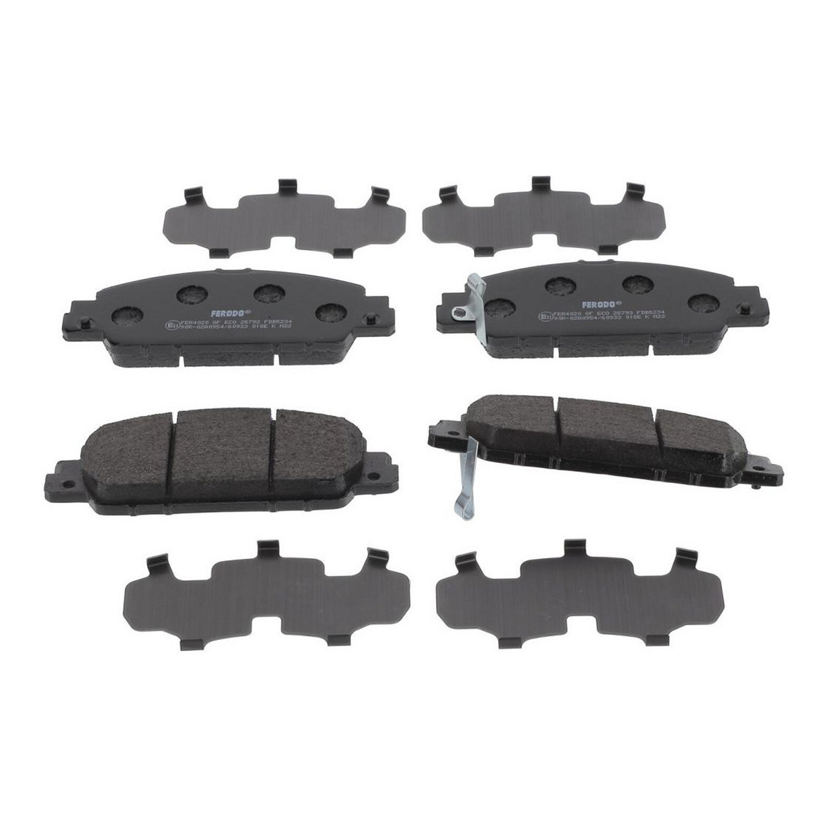 Комплект гальмівних колодок передн , HONDA ACCORD IX, HR-V 1.5-3.5 09.12-