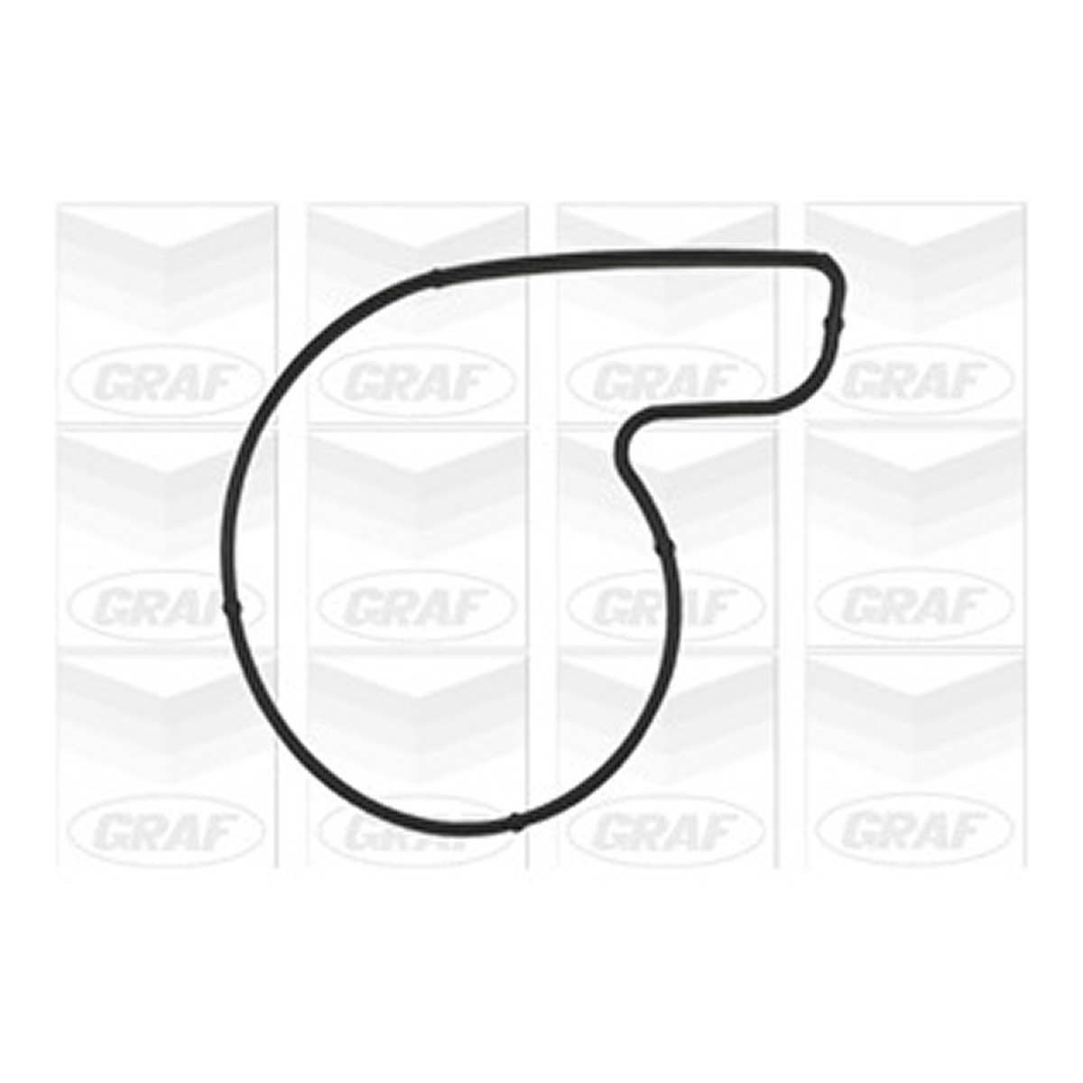 Помпа води Smart Fortwo/City-Coupe/Roadster/Cabrio 0.6/0.7i/0.8CDI 98- (B/B) (6 лоп) GRAF