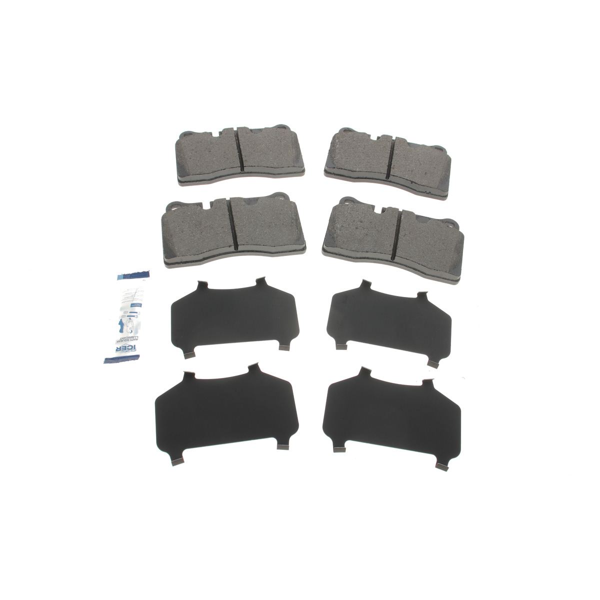 Колодки гальмівні (передні/задні) Audi A3/TT 04-15/Seat Leon 12-/Porsche Cayenne 10- Icer