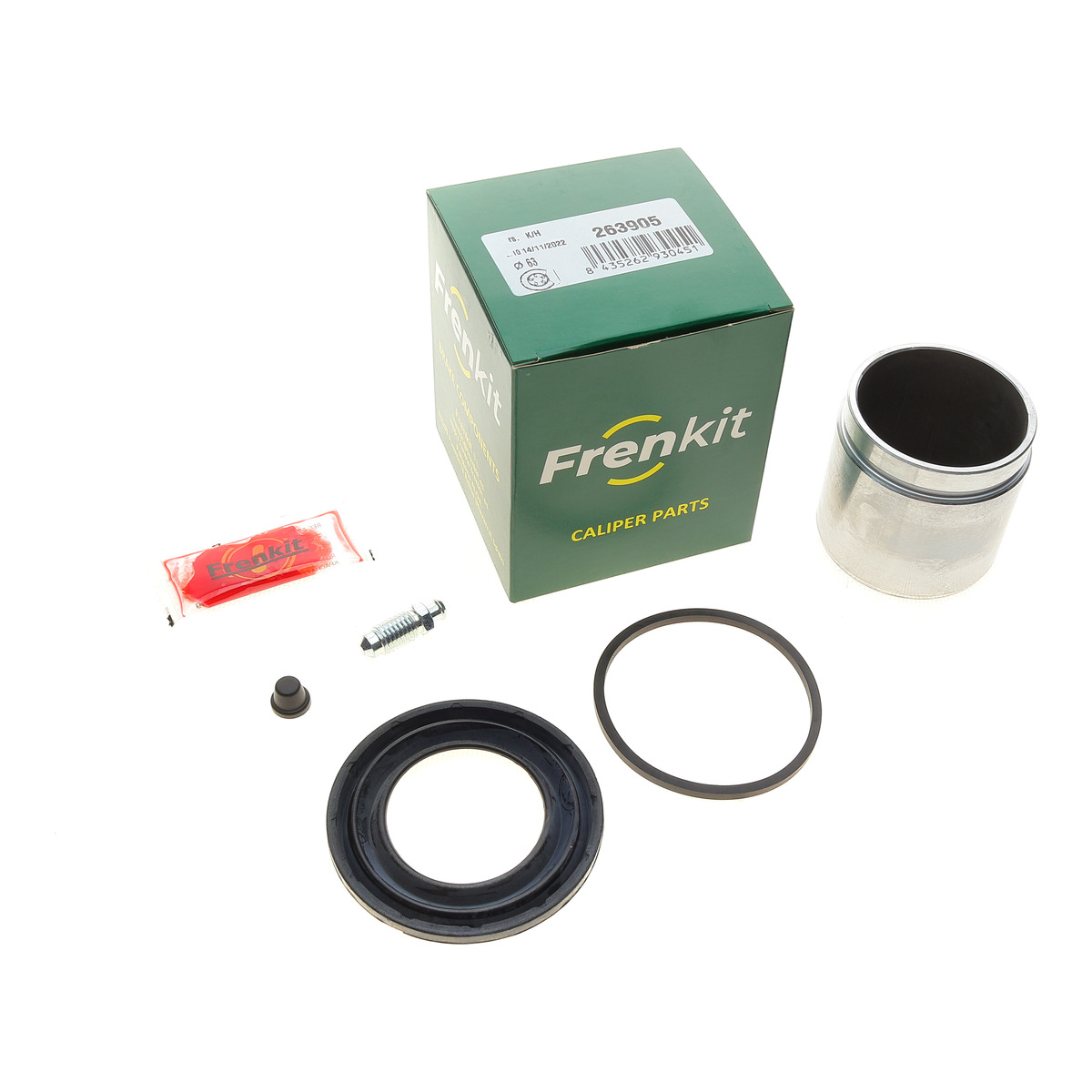 Ремкомплект супорта (переднього) Chevrolet Transsport 96-05 (d=63mm) (+поршень) Frenkit