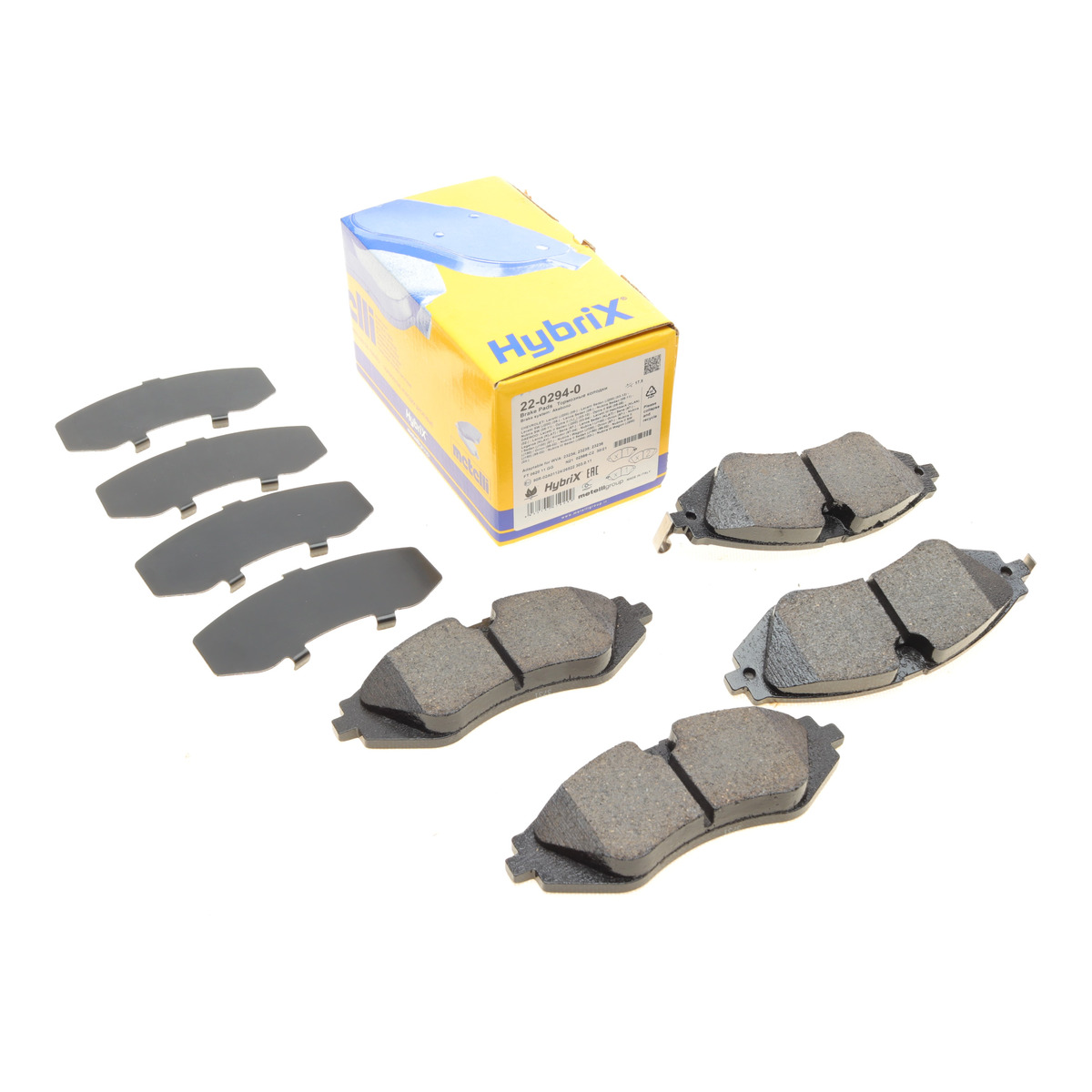 Колодки гальмівні (передні) Chevrolet Epica 05-/Astra 99-11/Daewoo Nubira/Leganza 97-/Rezzo 00- Metelli