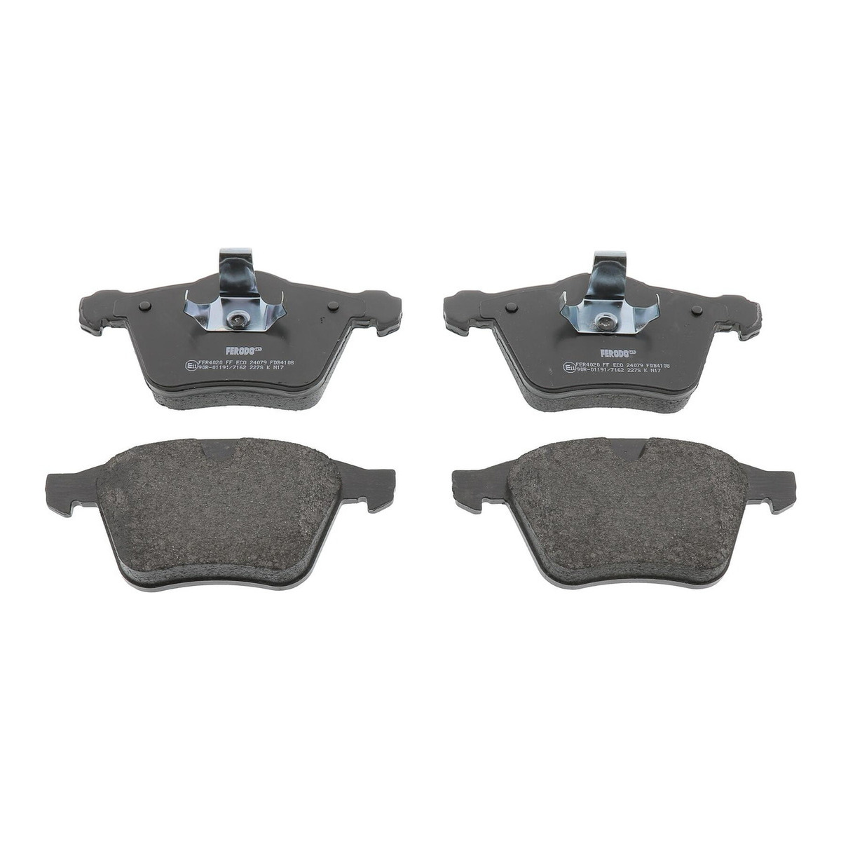 Комплект гальмівних колодок передн , JAGUAR S-TYPE II, XF I, XF SPORTBRAKE, XJ, XK II 2.0-5.0 11.01-12.19