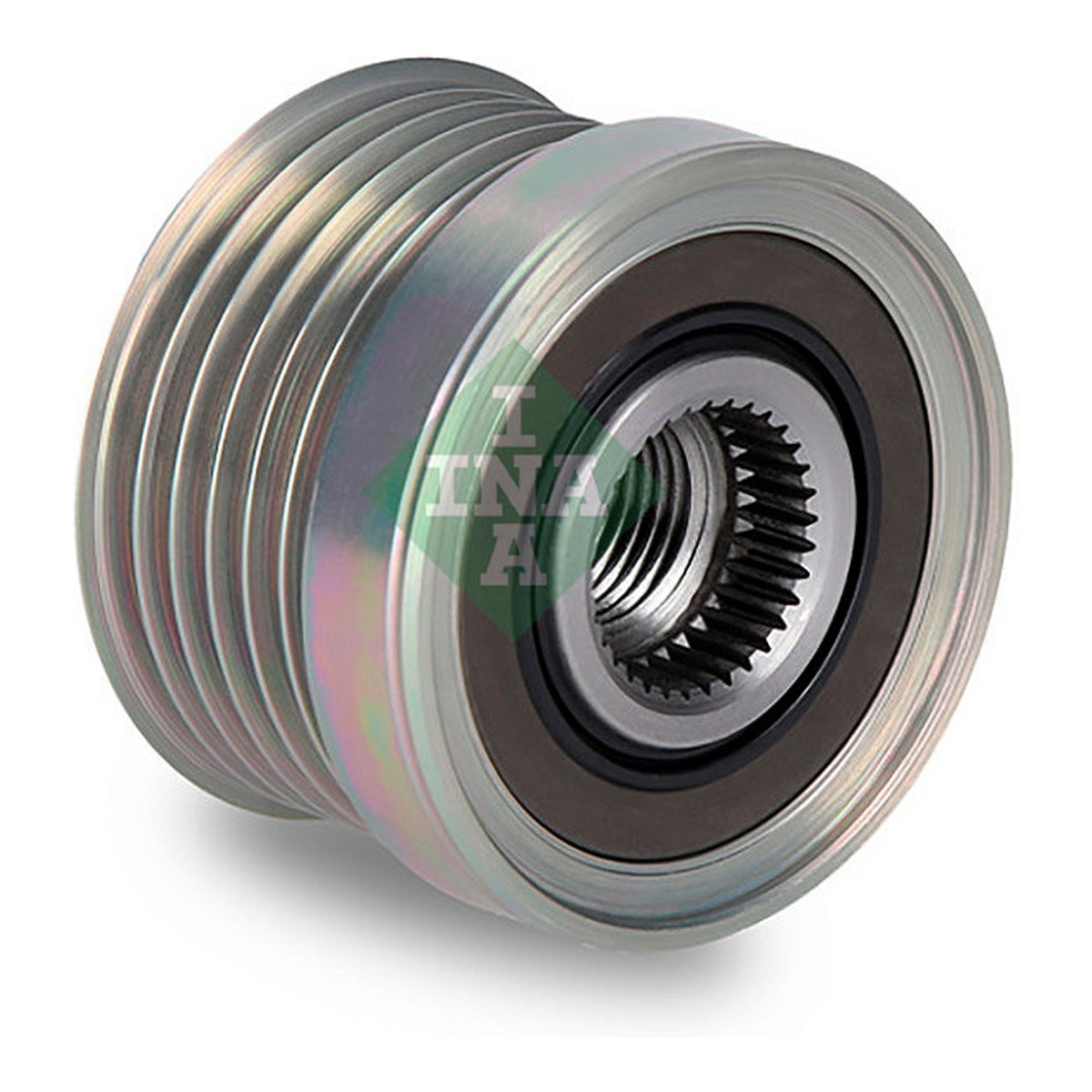 Шків генератора BMW 3 (E36/E46)/5 (E60)/X5 (E70) 1.6-3.5i -12 (6PK), N40/N45/N46/N52/N53 Schaeffler INA фото 3