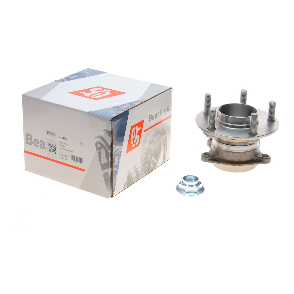 Підшипник маточини (задньої) Mazda CX-7 06-14 Solgy