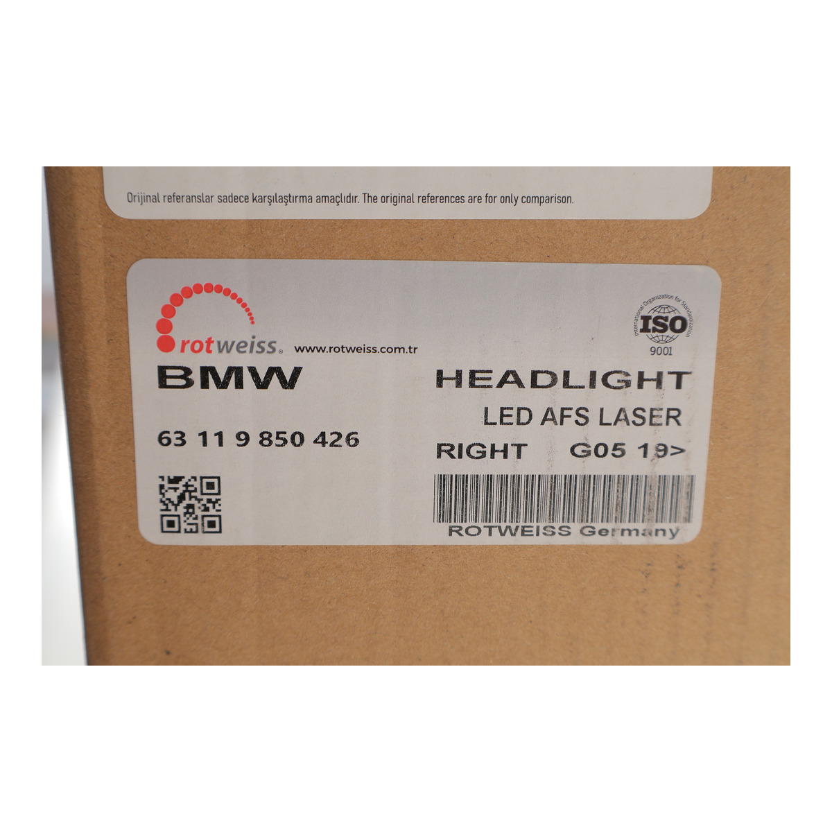Фара (R) BMW X5 (G05/F95)/X6 (G06/F96) 19- (LED) Rotweiss