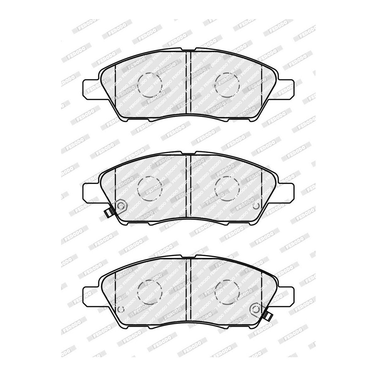 Комплект гальмівних колодок передн , NISSAN MICRA IV, NOTE, VERSA II 1.2/1.5D/1.6 05.10-