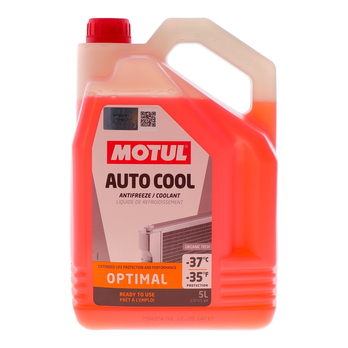 Антифриз (оранжевый) G12/G12 + (5L) Auto Cool Optimal (-37°C) (112621)