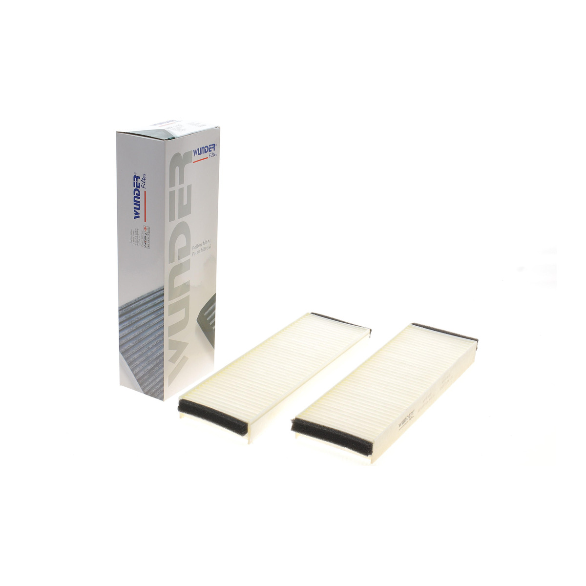 Фільтр салону Audi A6 2.0/2.7TDI 04- (к-кт 2шт.) Wunder Filter