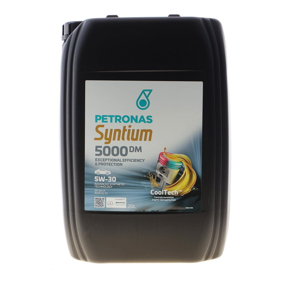 Олива 5W30 SYNTIUM 5000 DM (20L) (MB 229.51/MB 229.52/VW 505.00/505.01/LL-04/RN0700/RN0710) (з-на на 71232R41EU) PETRONAS