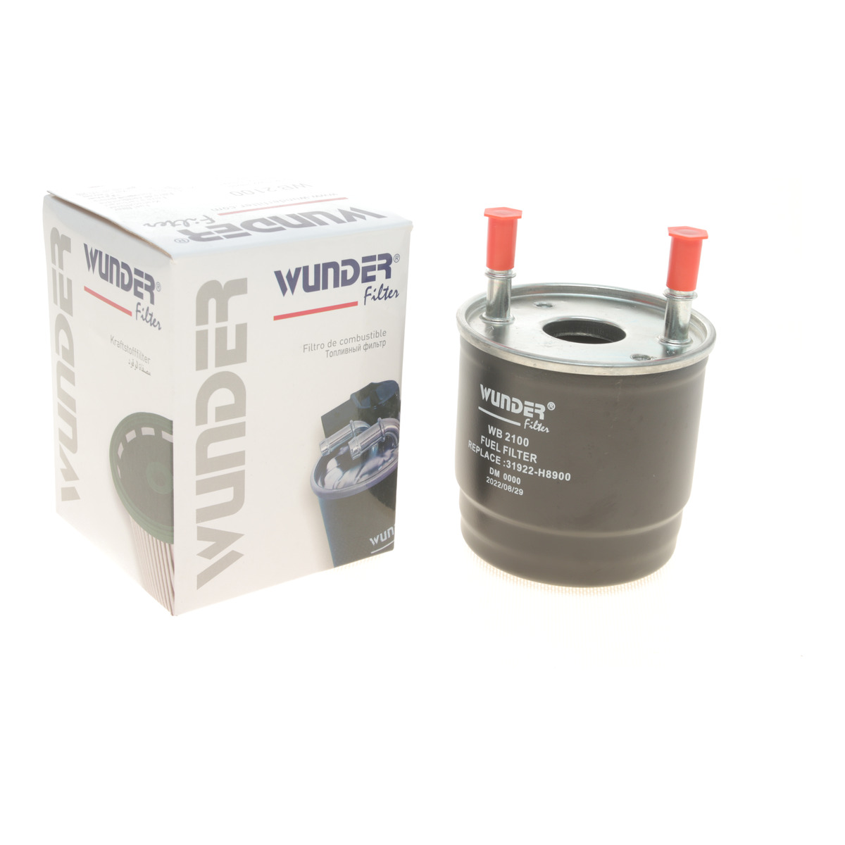 Фільтр паливний Kia Rio 1.4 CRDi 17- Wunder Filter