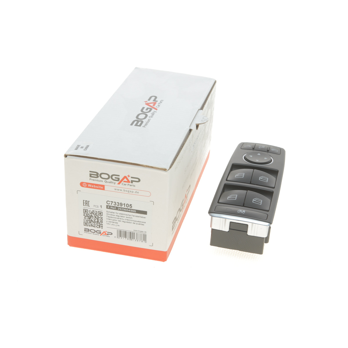 Кнопка склопідіймача (L) MB GLE (C292) 15-19 BOGAP