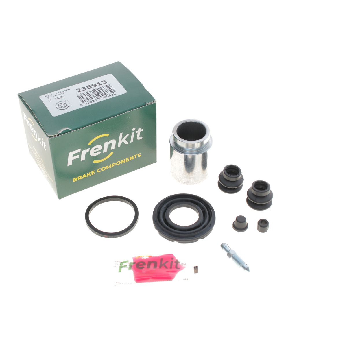 Ремкомплект супорта (заднього) Nissan Cube/Juke/Qashqai/X-Trail 07- (d=35mm) (Akebono) (+поршень) Frenkit