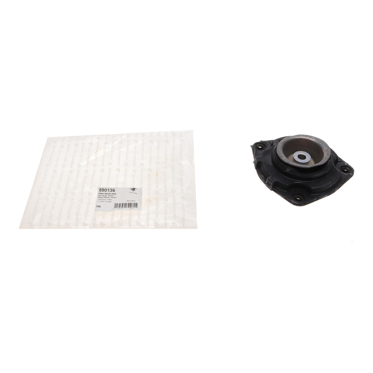Подушка амортизатора (переднього) Nissan Qashqai 07- (R) Hutchinson