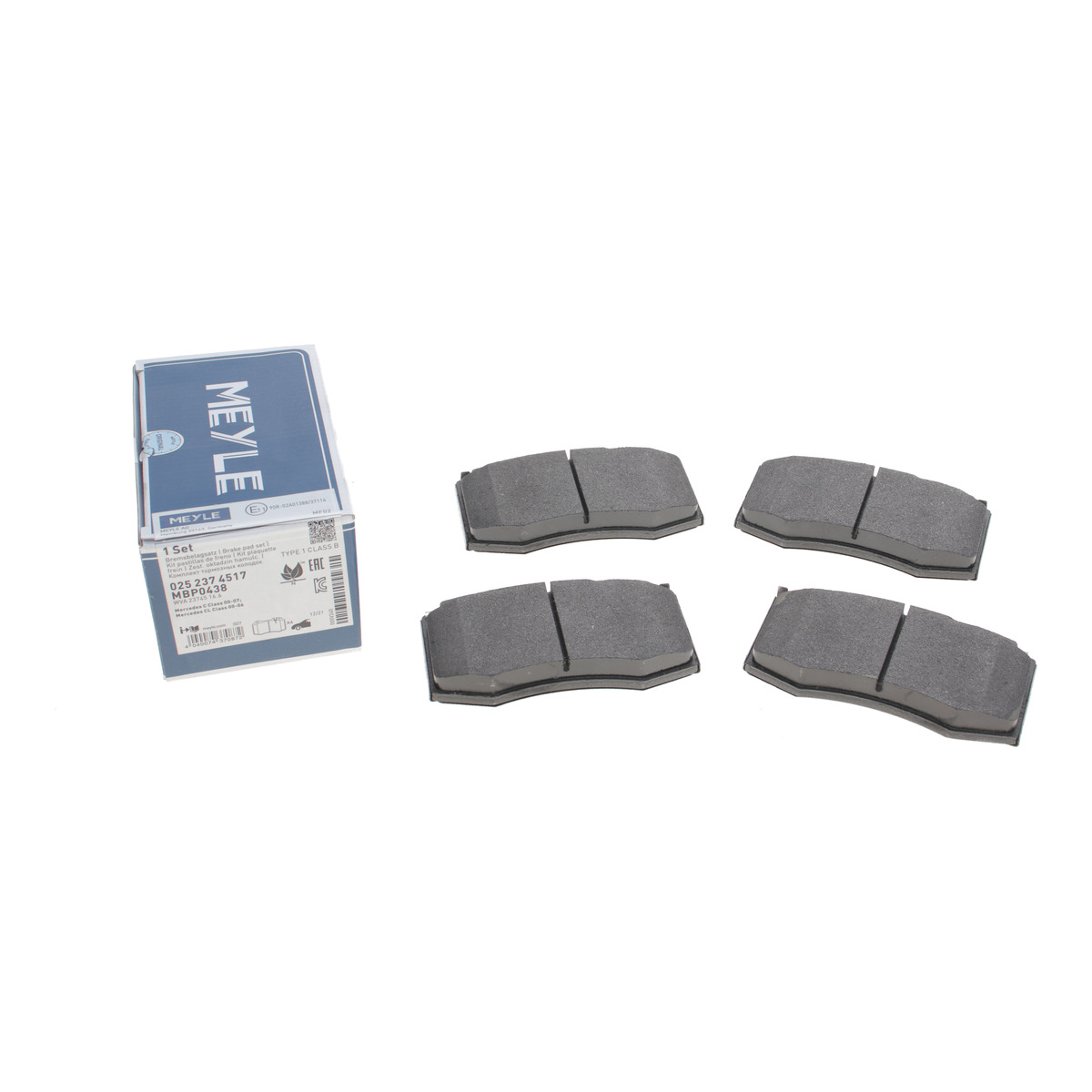Колодки тормозные (передние) MB C-class (W203)/E-class (W211)/CLK-class (C209) 98-