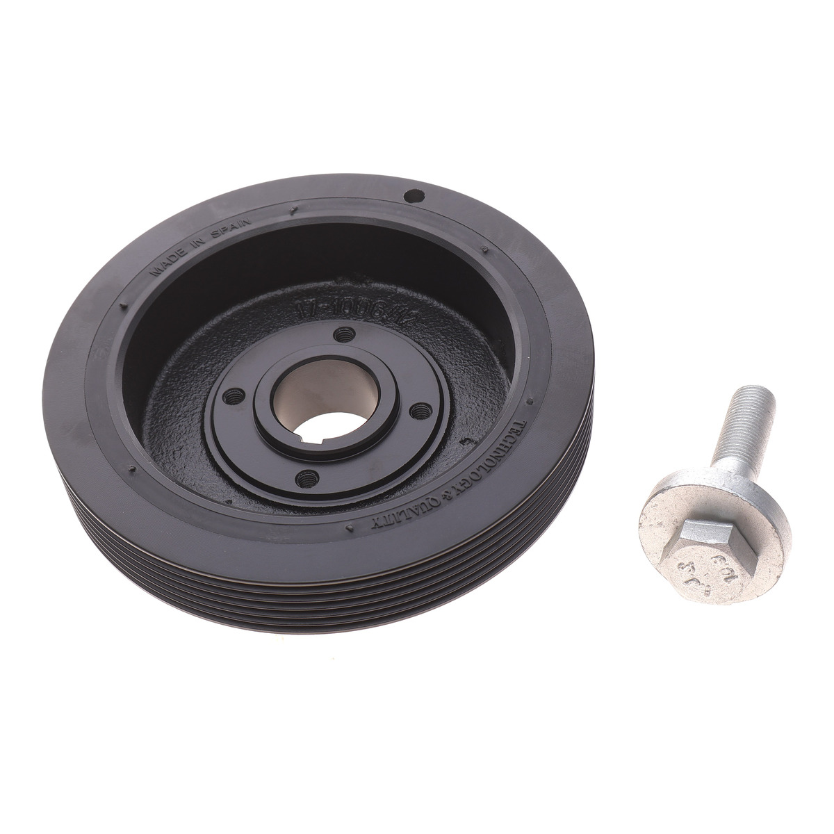 Шків колінвалу Citroen Berlingo/Jumpy/Peugeot Expert 1.8-1.9D 95-02 (6PK) (в комплекте з болтом) IJS Group