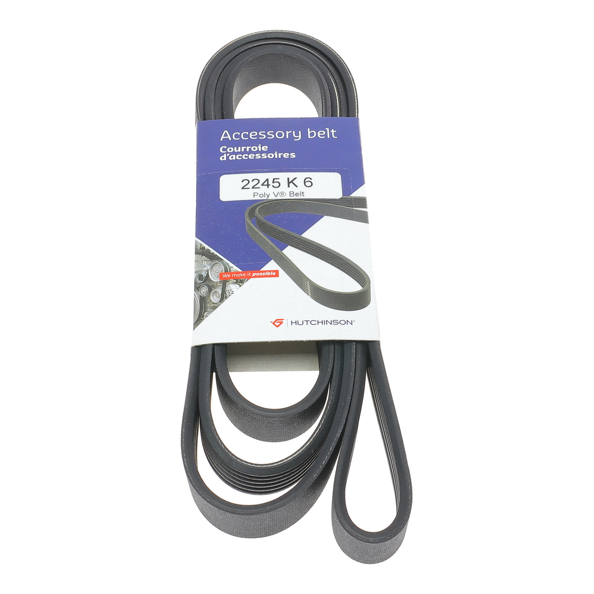 Ремінь генератора MB W202/211 2.0/2.2/2.7CDI (6PK2245) Hutchinson