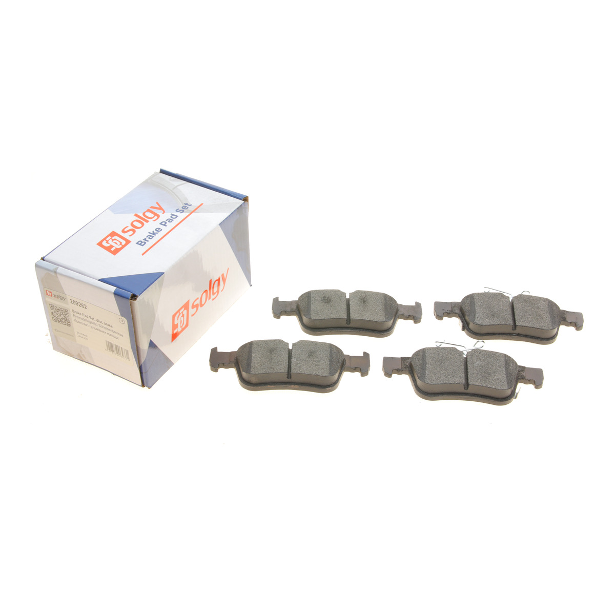 Колодки гальмівні (задні) Ford Focus 18-/Galaxy/Mondeo/S-Max 14-/Kuga 12-/Ford USA Edge/Fusion 06- Solgy