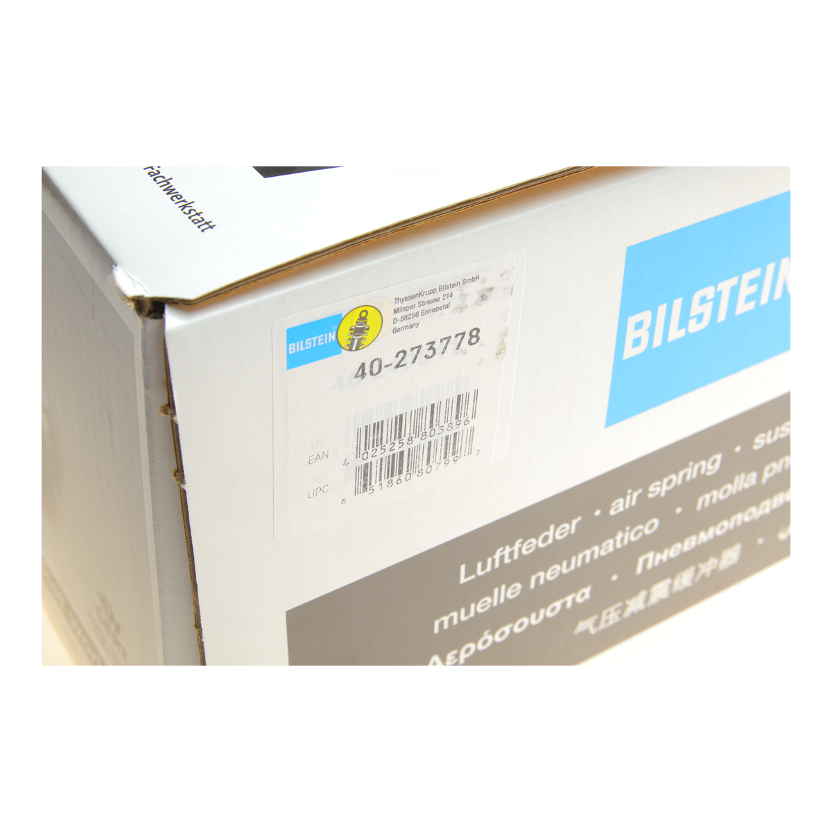 Подушка пневмопідвіски (ззаду) Porsche Macan 14- (R) (B3) Bilstein