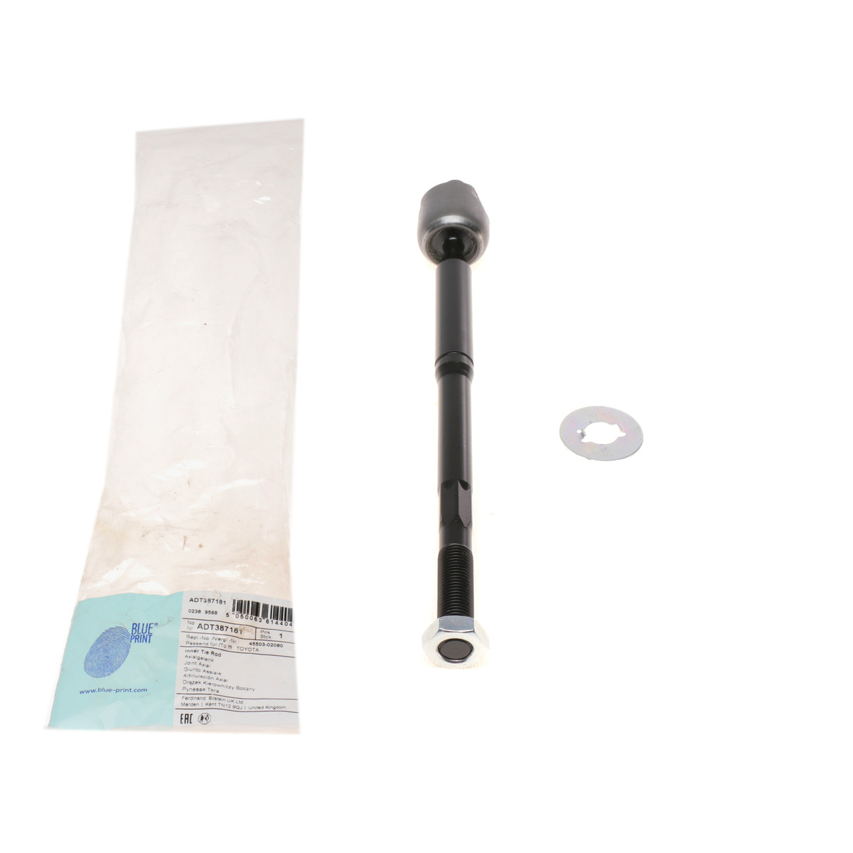 Тяга рульова Toyota Corolla 01-07 (L=273mm) Blue Print