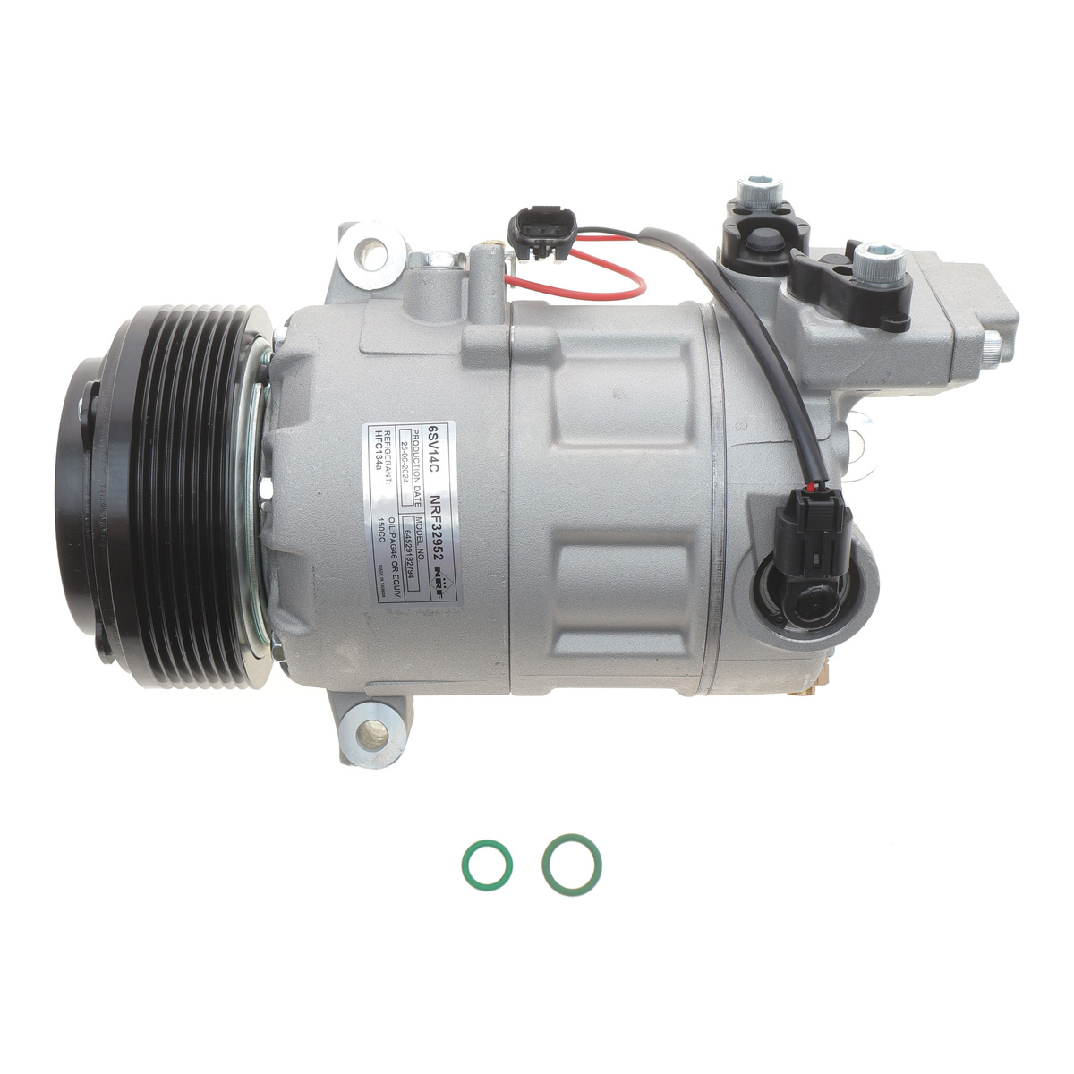 Компресор кондиціонера BMW 3 (E90)/X1 (E84) 05-15 N43/N45/N46 (7PK/d=110mm) NRF