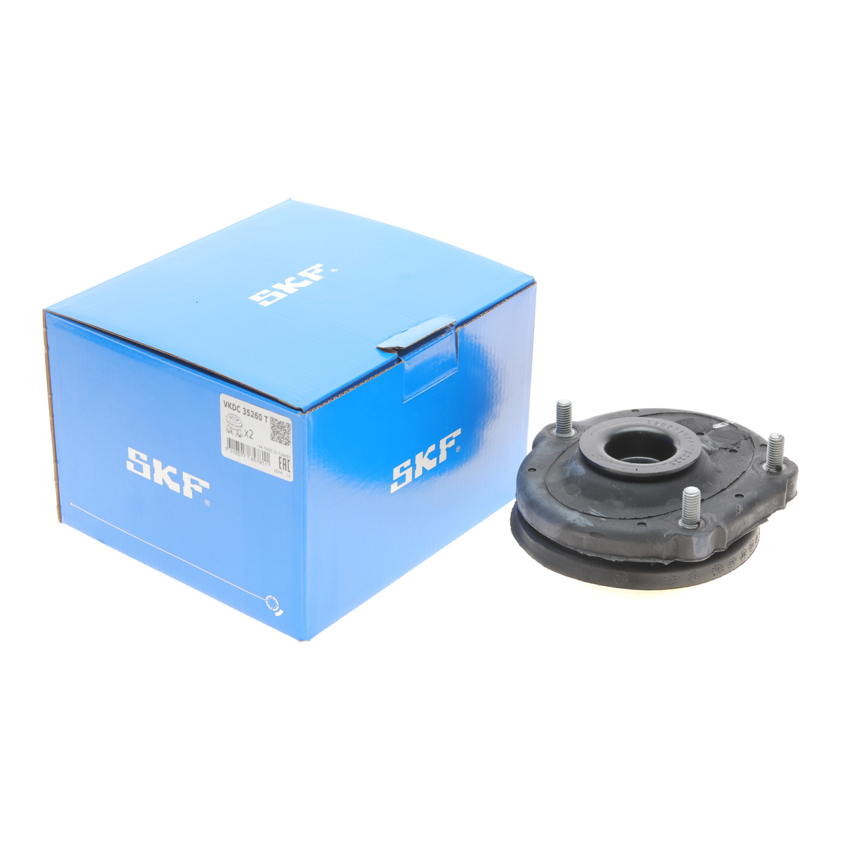 Подушка амортизатора (переднього) 2шт + підшипник 2шт Fiat Doblo 1.3D-2.0D 10- SKF