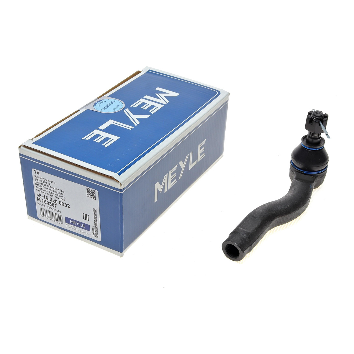 Наконечник тяги рульової (L) Mazda 6 1.8-2.3 02- (L=145 мм) Meyle