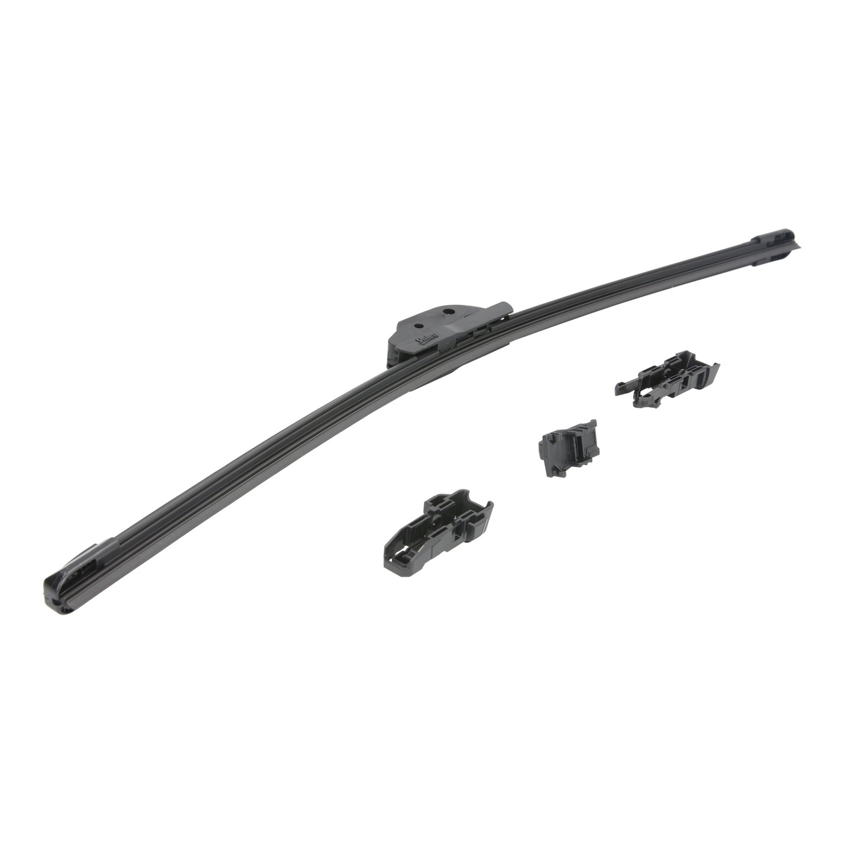 Щітка склоочисника (530mm) VW Caddy II/T4 (безкаркасна) (з к-ктом кріплений) Valeo