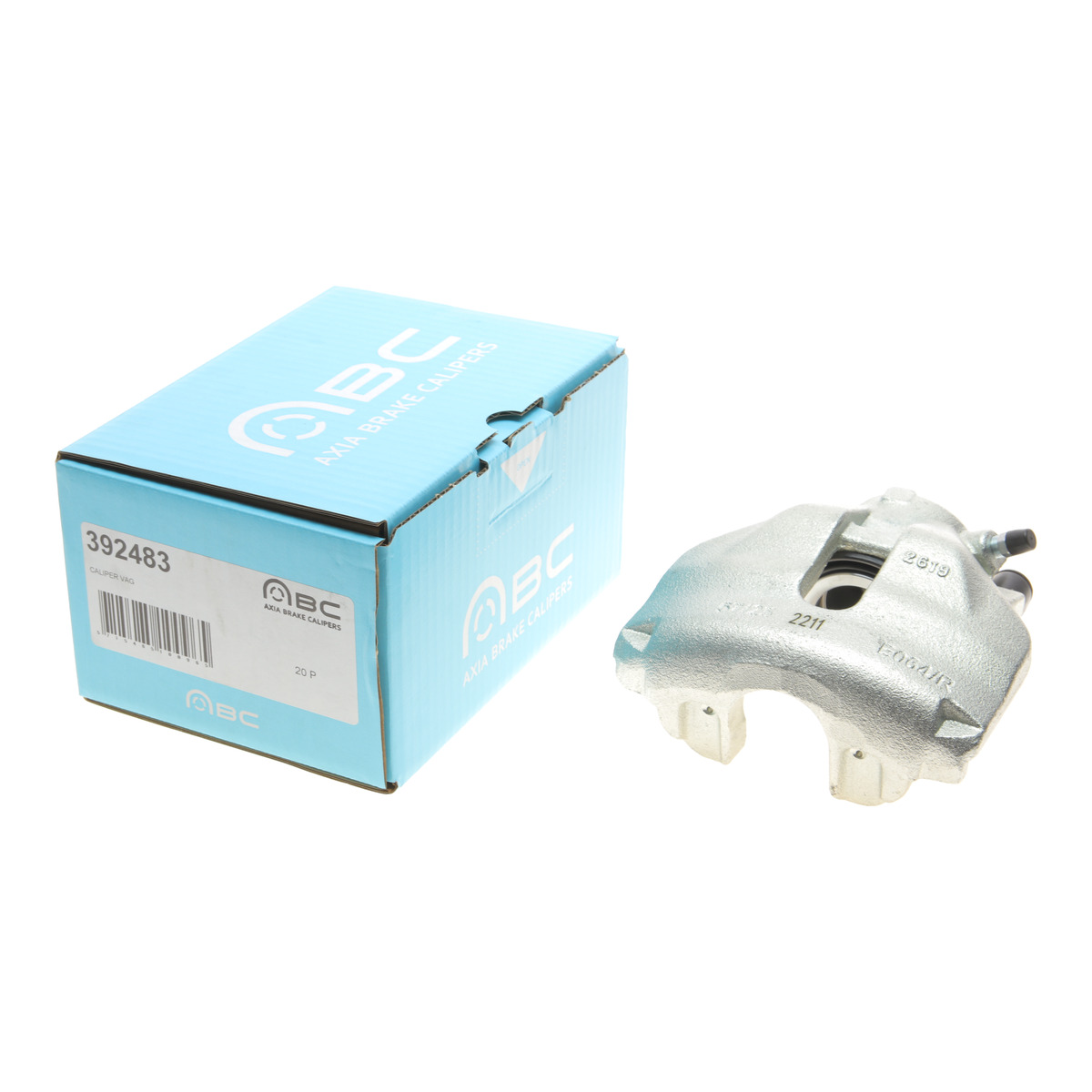 Супорт гальмівний (передній) (R) Audi A4/A6/Seat Exeo/Skoda Superb/VW Passat 94-13 (d=57mm) (Ate) AXIA Brake Calipers