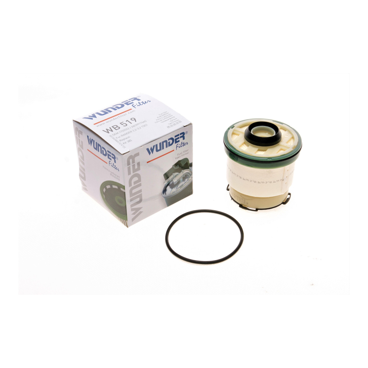 Фільтр паливний Ford Ranger 2.2/3.2 TDCI 11- Wunder Filter