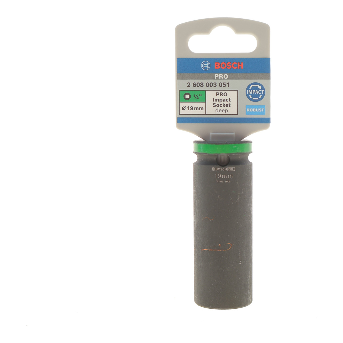 Головка торцева ударна PRO 1/2" 19 мм Long Bosch