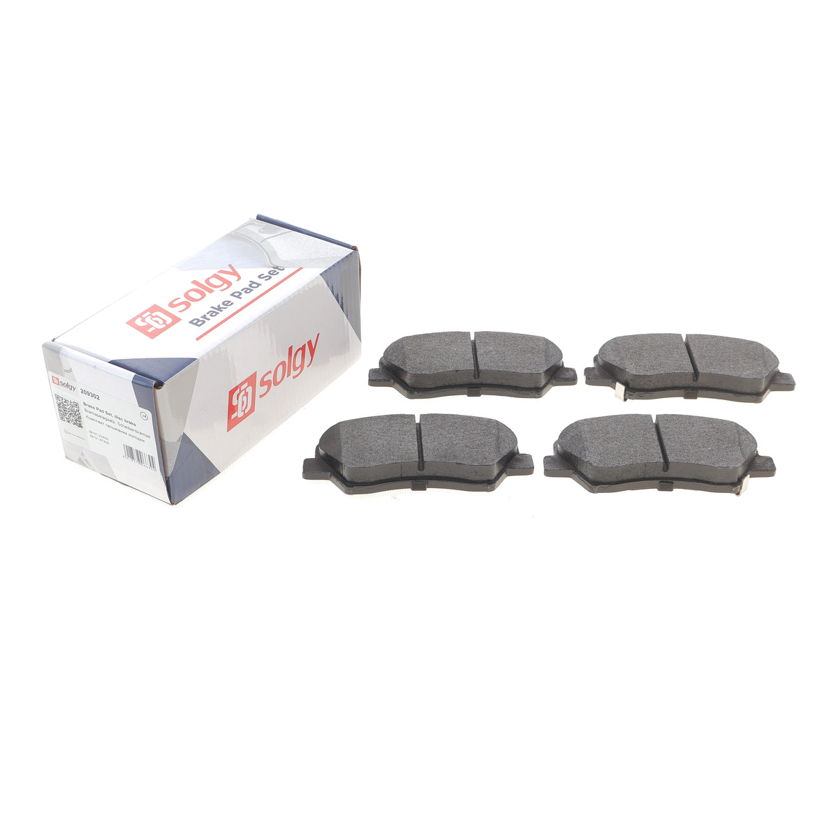 Колодки гальмівні (передні) Hyundai Elantra 10-/ i30 11-/ Kia Ceed/Cerato 12- R15 Solgy