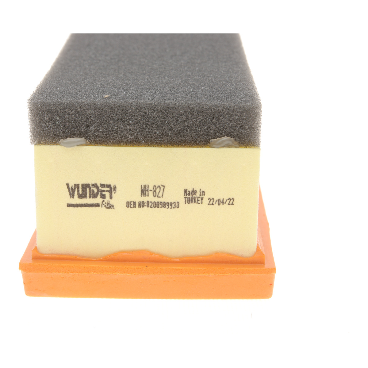 Фільтр повітряний Renault Kangoo 1.5dCi 01- (з поролоном) Wunder Filter