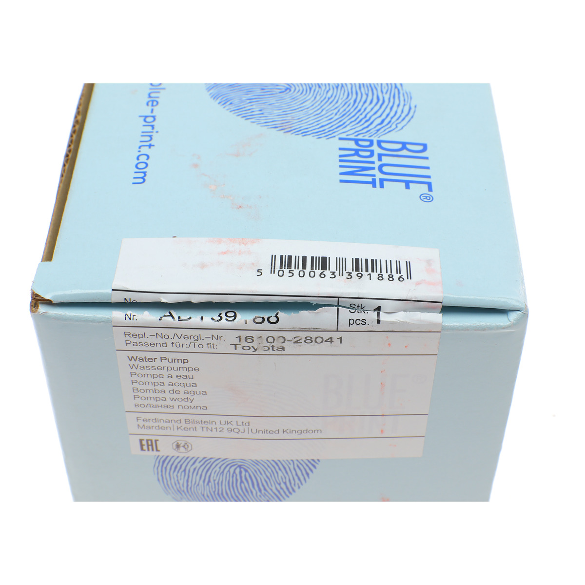 Помпа води Toyota Avensis/ Camry/ Rav4 2.0-2.4 00- Blue Print