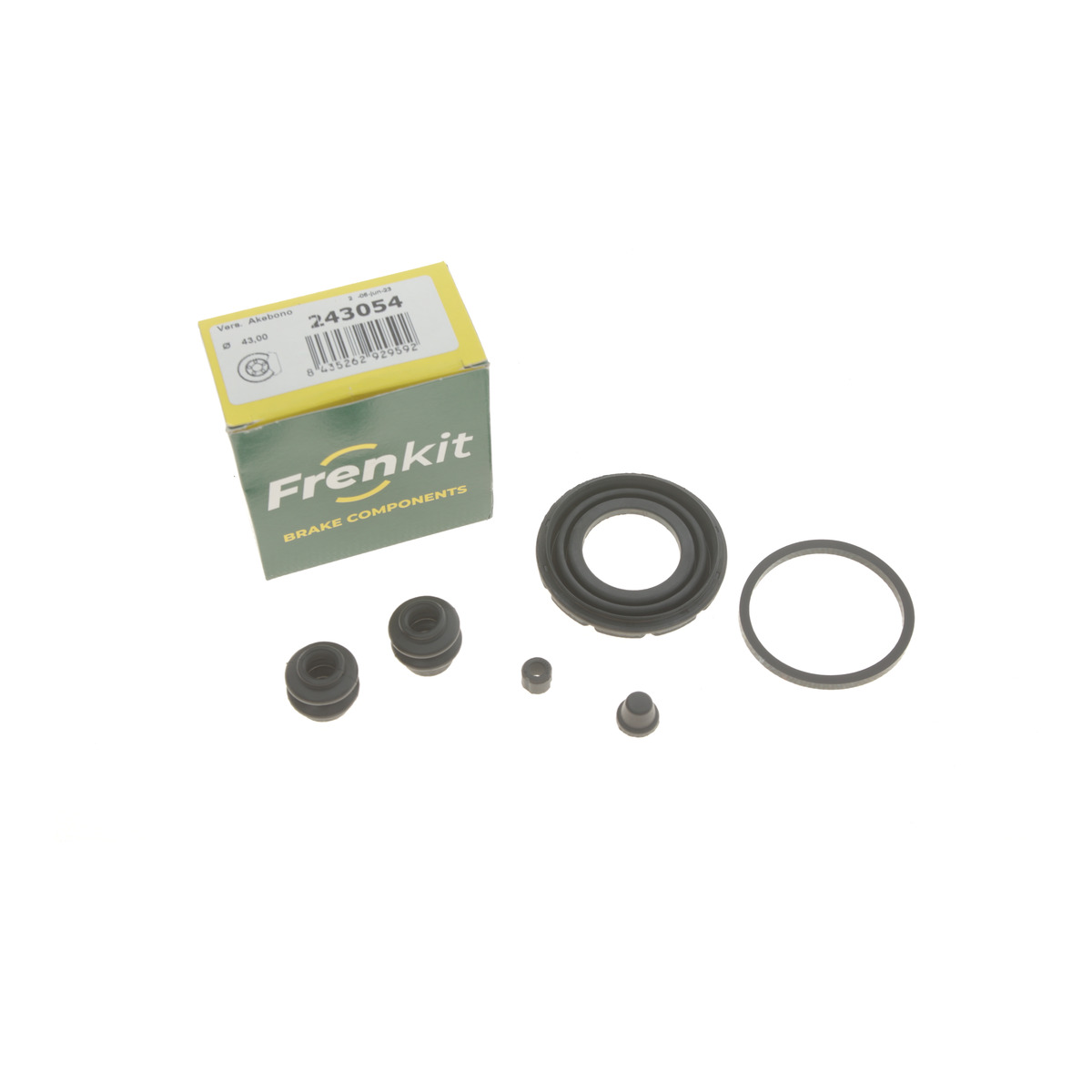 Ремкомплект супорта (заднього) Nissan Murano II/Pathfinder/Qashqai 07- (d=43mm) (Akebono) Frenkit