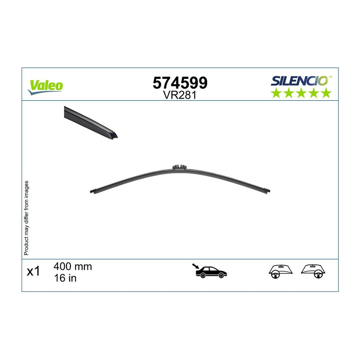 Щетка стеклоочистителя (задняя) (400mm) Citroen C5/Opel Vectra/Volvo C30 02- фото 12