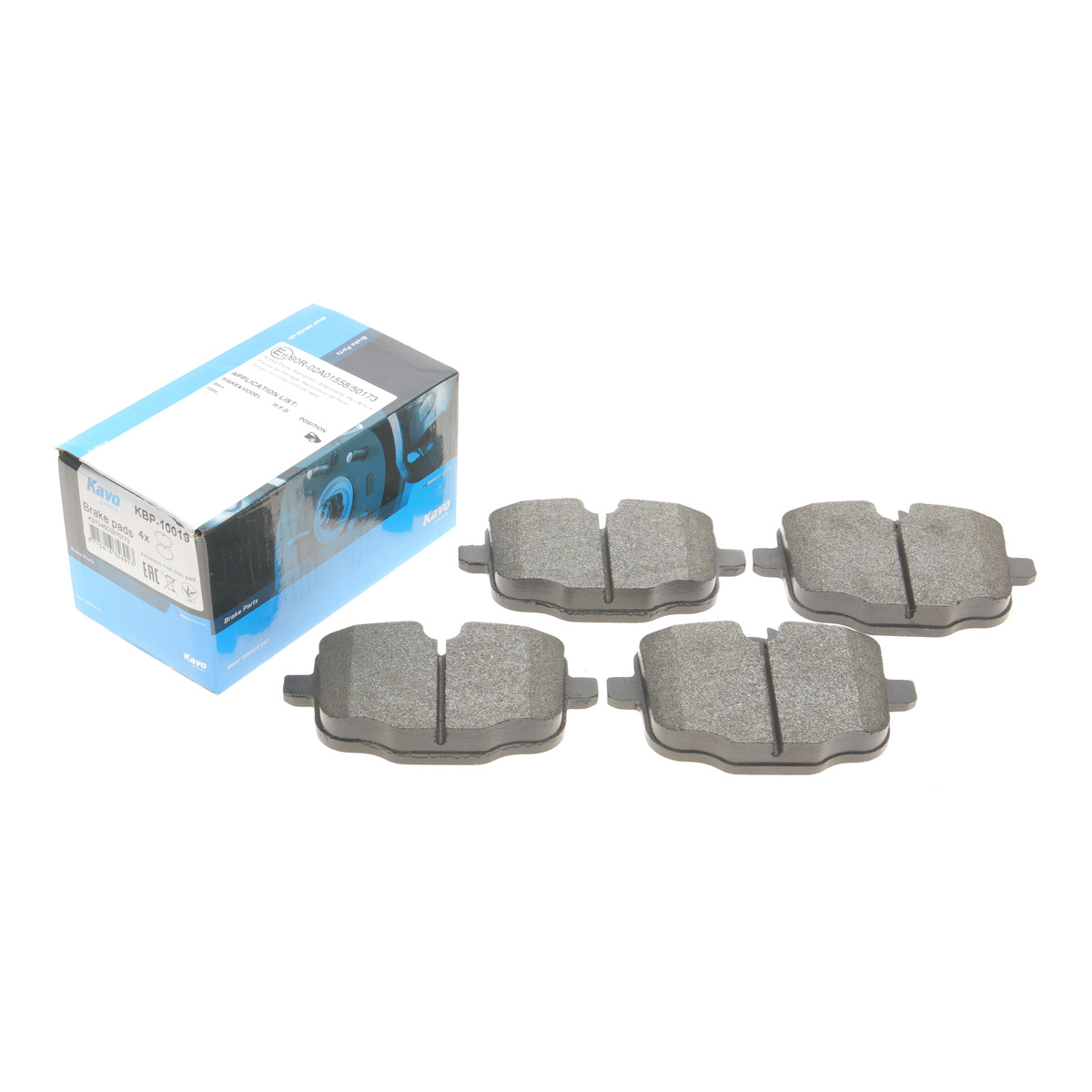 Колодки гальмівні (задні) BMW 5 (G30,G31)/7 (G11,G12)/X5 (G05)/X6 (G06) 17- KAVO PARTS